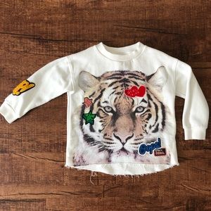 Zara Girls Tiger Sweater